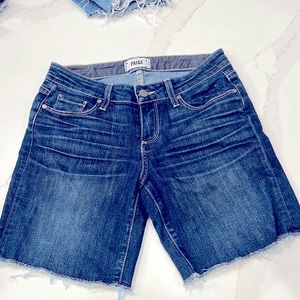 Paige denim shorts. Size 25, inseam 7”